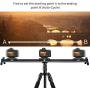 GVM Motorized Camera Slider Aluminum Alloy Slider Time Lapse Video Shot Camera Dolly Slider with Controller for DSLR Camera DV Video Camcorder Film Photography, Load up to 44 lbs