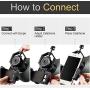 UniqueFire Telescope Phone Mount Universal Smart Phone Adapter Holder for Spotting Scope, Binoculars, Monocular, Microscope, 360° Rotatable Cellphone Clip fits Almost All Smartphone on The Market