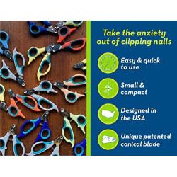 Zen Clipper Pet Nail Clippers – The Worry-Free Grooming Nail Clippers, Avoid Painful Overcutting – Stress, Injury-Free Nail Cutting and Grooming – Unique Blade Clips The Tip Not The Quick