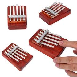 Kids Thumb Piano,5/6 Key Traditional Finger Piano Mbira Finger Percussion Pocket Keyboard Instrument for kid Children Musical Accompaniment Training Tool (5 Keys)