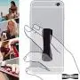 LOVEHANDLE Universal Grip For Smartphone and Mini Tablet - BLACK Elastic Strap with Black Base