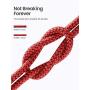 USB C to USB C Fast Charging Cable, AINOPE[2 Pack 6.6ft] USB-C to USB-C Nylon Braided Charger Cord Compatible with Samsung Galaxy Note 10 Plus A80, Google Pixel 2/3/3a XL, iPad pro 2018 and More-Red