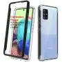 Dahkoiz Case for Samsung Galaxy A71 5G Case [Not for A71 5G UW from Verizon], See-Through Clear Crystal TPU Bumper Cover Slim Shockproof Protective Phone Case for Samsung Galaxy A71 5G, Black