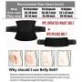 2 in 1 Postpartum Support Recovery Belly Wrap Waist/Pelvis Belt Body Shaper Postnatal Shapewear,One Size