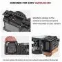 SMALLRIG Camera A6300 Cage for Sony A6000 / A6300 with Wooden Handle Handgrip - 2082 SMALLRIG Camera A6300 Cage for Sony A6000 / A6300 with Wooden Handle Handgrip - 2082