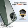 TORRAS Diamonds Clear iPhone 11 Pro Case, [10X Anti-Yellowing] [Shock Absorption] Thin Slim Fit Shockproof Hard PC Back & Soft TPU Bumper Phone Cover Designed for iPhone 11 Pro Cases, Midnight Green