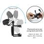 Cell Phone Holder, Car Mount Holder Car Rearview Mirror Mount Holder Truck Auto Bracket Holder Cradle for iPhone XS/X/8/7/6/6s Plus, Samsung Galaxy S9/S8, Huawei Mate 20 Cell Phones and GPS ect
