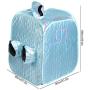 wosume Portable Sauna Steamer Pot, Household Waterproof Foldable Steam Sauna Box Steamer Tent Spa Machine for Steam Room(US Plug)