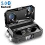 Wireless Earbuds with Flashlight, Touch Control Bluetooth 5.0 Headphones with Charging Case Waterproof In-Ear Earphones E-Book, Passive Noise Reduction Compatible with iPhone Android