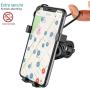 Dracool Bike Phone Mount Holder Stand for Motorcycle Bicycle Universal Handlebar 360° Adjustable for iPhone 11 Pro Max/X/XS MAX/XR/8/8 Plus/SE/Samsung Galaxy S20/S10/S10e /9 /Moto/Google/OnePlus/LG