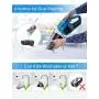 Holife Handheld Vacuum Cordless Cleaner Rechargeable, 14.8V Portable Powerful Cyclonic Suction Hand Vacuum with Quick Charge, Lightweight Wet Dry Lithium Vac for Home Pet Hair Car Cleaning, Blue Holife Handheld Vacuum Cordless Cleaner Rechargeable, 14.8V Portable Powerful Cyclonic Suction Hand Vacuum with Quick Charge, Lightweight Wet Dry Lithium Vac for Home Pet Hair Car Cleaning, Blue