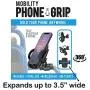 Mobility Phone Grip, Cell Phone Holder for Walkers Wheelchairs and Scooters Mobility Phone Grip, Cell Phone Holder for Walkers Wheelchairs and Scooters