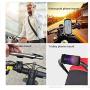 TOPCABIN Bike Phone Mount Adult 360° Rotation Separate Installation Anti-Fall Bicycle Handlebar Cradle, Silicone Motorcycle Phone Holder for iPhone x 8 8plus Samsung Galaxy Huawei