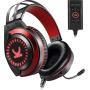 VANKYO Gaming Headset CM7000 with Authentic 7.1 Surround Sound Stereo PS4 Headset, Gaming Headphones with Noise Canceling Mic & Memory Foam Ear Pads for PC, PS4, Xbox One, Gamecube, Nintendo Switch