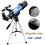 MaxUSee 70mm Refractor Telescope with Tripod & Finder Scope, Portable Telescope for Kids & Astronomy Beginners, Travel Scope with 4 Magnification eyepieces & Phone Adapter