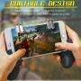 AnoKe Mobile Controller - Cellphone Game Trigger/Mobile Game Controller Compatible with PUBG Android iOS, L2R2 Sensitive Shoot Mobile Phone Joystick (2 Triggers+2 Grips)