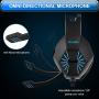 PECHAM Gaming Headset for Xbox One, PS4, PS3, Nintendo Switch,PC with Mic -Noise Cancelling Gaming Headphone for Cell Phone, Laptops, Computer (Blue)