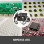 Happybuy 853D 3 in 1 Soldering Station 110V Hot Air Rework Station Digital Display Soldering Iron Station with Accessories Happybuy 853D 3 in 1 Soldering Station 110V Hot Air Rework Station Digital Display Soldering Iron Station with Accessories