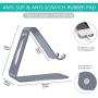 Cell Phone Stand for Desk, YOSHINE Cell Phone Holder Universal Phone Dock Stand Holder Cradle for Phone 12 11 Xs Max XR X 8 7 6S Plus 5S 4S, Huawei, Samsung S9 S8, Other Smart Phones - Space Grey