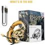Innens Stereo Gaming Headset for PS4, Xbox One, Nintendo Switch, PC, Mac, K1B Pro Over Ear Gaming Headphones with Mic, Noise Cancelling, in-Line Control, LED Light, Surround Sound (Camo Yellow)