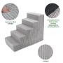 USA Made Pet Steps/Stairs with CertiPUR-US Certified Foam for Dogs & Cats by Best Pet Supplies