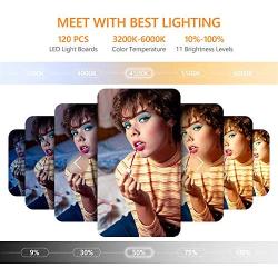 Ring Light with Tripod Stand 10.2" Selfie Ring Light with Phone Holder and Bluetooth Remote, LED Circle Light for Makeup/YouTube/Photography/Camera/Vlog/Blogging Compatible with Android iPhone
