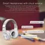 Bluedio Bluetooth 5.0 Headphones Over Ear, Wireless and Wired Bluetooth On-Ear Stereo Earphones Noise Cancelling Headsets with Microphone, Line-in/Line-Out/Amazon Web Service/Voice Contrl (White) Bluedio Bluetooth 5.0 Headphones Over Ear, Wireless and Wired Bluetooth On-Ear Stereo Earphones Noise Cancelling Headsets with Microphone, Line-in/Line-Out/Amazon Web Service/Voice Contrl (White)