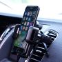 Car Phone Mount,U-good Cell Phone Holder for Car Air Vent Phone Holder Car Mount,Adjustable Clamp,360 Rotation Compatible with iPhone X XS Max XR 7 8 Plus, Samsung Galaxy S10 S9 S8 And More Smartphone