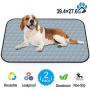 Deodorant Washable Dogs Pee Pads, Reusable Puppy Potty Mats for Pet Training, Whelping, Housebreaking, Incontinence, Travel, Playpen, Crate | Fast Absorption | Waterproof | 39.4" x 27.6" Extra Large
