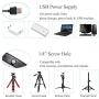 ZoMei 10" Selfie LED Ring Light with Tripod Stand &Cell Phone Holder for Live Stream/Makeup/YouTube Video,Dimmable Beauty Mini Camera Photography Ringlight for iPhone Xs Max XR Android