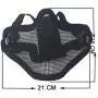 Anyoupin Airsoft Mask and Goggles Set Adjustable Metal Steel Mesh Half Face Mask with Ultra-Violet Protective Outdoor Glasses Goggles for Paintball Shooting Cosplay War Game