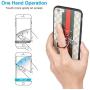 Phone Ring Cell Phone Ring Holder 360 Degree Rotation Phone Ring Holder Transparent Finger Ring Stand Kickstand Compatible Most of Smartphones Set of 5