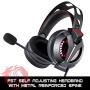 Game Lab Spartan (2019 Edition) Red LED Over-Ear Surround Sound Gaming Headset Noise Cancelling Microphone for PC, Xbox One, PS4, Nintendo Switch, Mac, Desktop, Laptop, Computer, VR, Android, iOS
