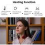 Smart Neck Massager with Heat, Electric Pulse Neck Massager Pressure Point,Wireless 3D Travel Neck Massage Equipment for Office, Home, Sport (White)