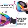 Rngeo Ski Goggles, Pack of 2, Snowboard Goggles for Kids, Boys & Girls, Youth, Men & Women, with UV 400 Protection, Wind Resistance, Anti-Glare Lenses, New Edition