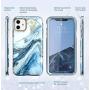 i-Blason Cosmo Series Case for iPhone 11 (2019 Release), Slim Full-Body Stylish Protective Case with Built-in Screen Protector, Blue, 6.1