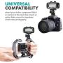 Movo LED-WP Underwater High-Power Rechargeable LED Video Light with Action Camera and Shoe Mounts, Compatible with GoPro, DSLR - Perfect for Vlogging, Traveling, Scuba Diving, Snorkel, Surfing, Sport