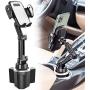 Car Cup Holder Phone Mount, CTYBB Cup Holder Cradle Car Mount with Adjustable Neck for Cell Phones iPhone 11 Pro/iPhone 11/11/XR/XS/8/7 Plus/6s, Samsung S10/S10 Plus/S9/S8 Edge/Note9, Huawei etc.