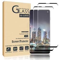 Comfort Valley Galaxy S10 Screen Protector,Full Coverage Tempered Glass[2 Pack][3D Curved] [Anti-Scratch][High Definition] Tempered Glass Screen Protector Suitable For Galaxy S10(NOT S10 Plus)