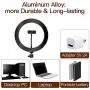 10-inch Selfie Ring Light with Tripod Stand & Cell Phone Holder, Dimmable Camera Light for Makeup Video Vlog,3 Colors Optional - Warm,White,Yellow 10-inch Selfie Ring Light with Tripod Stand & Cell Phone Holder, Dimmable Camera Light for Makeup Video Vlog,3 Colors Optional - Warm,White,Yellow
