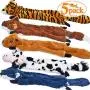 SHARLOVY Dog Squeaky Toys 5 Pack, Pet Toys Crinkle Dog Toy No Stuffing Animals Dog Plush Toy Dog Chew Toy for Large Dogs and Medium Dogs Squeeky Doggie Toys Puppy Toys Squeak SHARLOVY Dog Squeaky Toys 5 Pack, Pet Toys Crinkle Dog Toy No Stuffing Animals Dog Plush Toy Dog Chew Toy for Large Dogs and Medium Dogs Squeeky Doggie Toys Puppy Toys Squeak