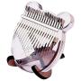 Kalimba,Mbira,17-Key Thumb Piano Transparent Acrylic Material + Wooden Stand Holder for 10-key 17-key Kalimbas