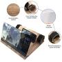 3D Phone Screen Amplifier- Foldable Phone Stander - 12" HD Suitable for Movies or Gaming with iPhone X/8/8 Plus/7/7 Plus/6/6s/6 Plus/6s Plus and All Other Smart PhonesALL Smart Phones