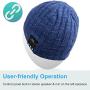 Mydeal Wireless Bluetooth Beanie Hat Music Knitted Cap with Headphone Headset Earphone Stereo Speakers and Mic Hands Free for Outdoor Sports Running Walking Jogging Skiing Snowboard