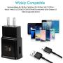 Adaptive Fast Charger Compatible Samsung Galaxy S10 S10e S9 S9 Plus S8 S8+ Note 8 Note 9,Fast Charging Wall Charger Adapter with 6.6ft Type C Charging Cable