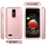 AMENQ Case for LG Tribute Empire/LG Aristo 2/LG Tribute Dynasty/LG Rebel 3 LTE L158VL/LG Rebel 4 LTE L211VL, Heavy Duty Protection with Shockproof Rubber TPU Shell and Rugged PC Armor Cover