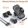 TORRAS Ultimate Car Wireless Charger Mount[Extreme Speed], Qi Super Fast Charging Air Vent Phone Holder for iPhone SE/11/11 Pro/11Pro Max/8 Plus/8/XR/XS Max Samsung Galaxy S10/S9/S8/Note 10/10+