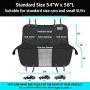 Kululu Dog Car Seat Cover for Back Seat - The Only Pet Seat Cover and Cargo Liner with Mesh Window for Stress Free Travel so You can See Each Other - Backseat Hammock Cover Protector for Cars-Patented