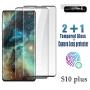 Glass Screen Protector for Samsung Galaxy S10 Plus, 9H Tempered Glass，Ultrasonic Fingerprint Compatible,3D Curved, HD Clear, Case Friendly Bubble-Free for Galaxy S10 Plus Screen Protector