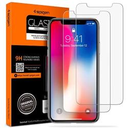 Spigen Tempered Glass Screen Protector Compatible with iPhone Xs (2018) / iPhone X (2017) [2 Pack] - Screen Protection